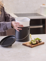 Контейнер для пищевых отходов с фильтром irmel, 3,5 л, графит