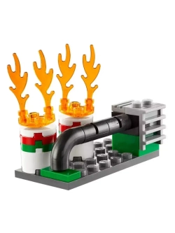 Конструктор Сити Пожарный Cпасательный вертолёт 111 деталей