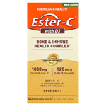 American Health, Ester-C® с витамином D3, 60 вегетарианских таблеток