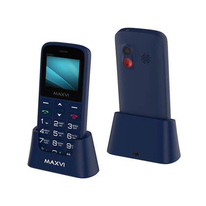 Сотовый телефон Maxvi B100ds Blue