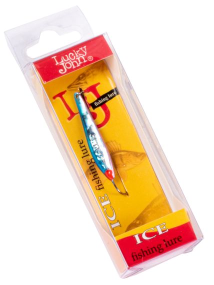 Блесна вертикал. зим. Lucky John MODEL S-1 c впаян. кр. 01.5г BI блистер