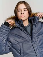 Парка зимняя "Антрацит" 7+