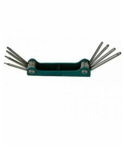 Набор ключей RF-5087TF TORX складной 8пр.(T5H-T10H, T15H, T20H c отверстием) ROCKFORCE