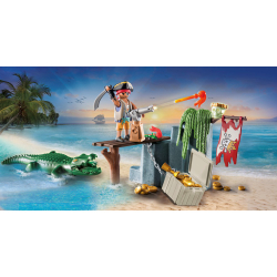 Playmobil - Pirates Пират с крокодилом 71473