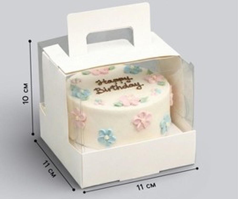 Короб под бенто для кулича 11*11*10