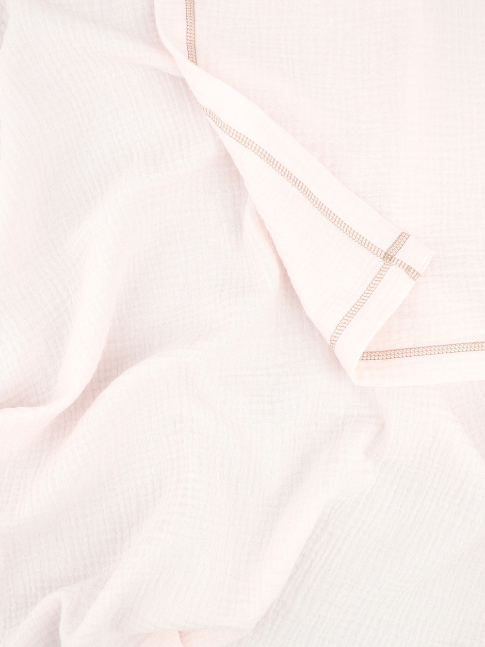 Плед-пелёнка Mjölk Pink Rose из муслинового хлопка