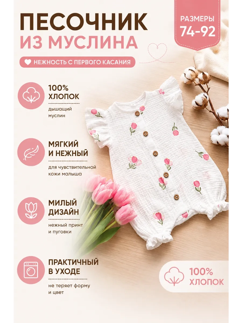 Песочник муслиновый