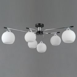 Потолочная люстра ILLUMICO LIBRA IL0638-6CSQ-24 CR BK LIBRA