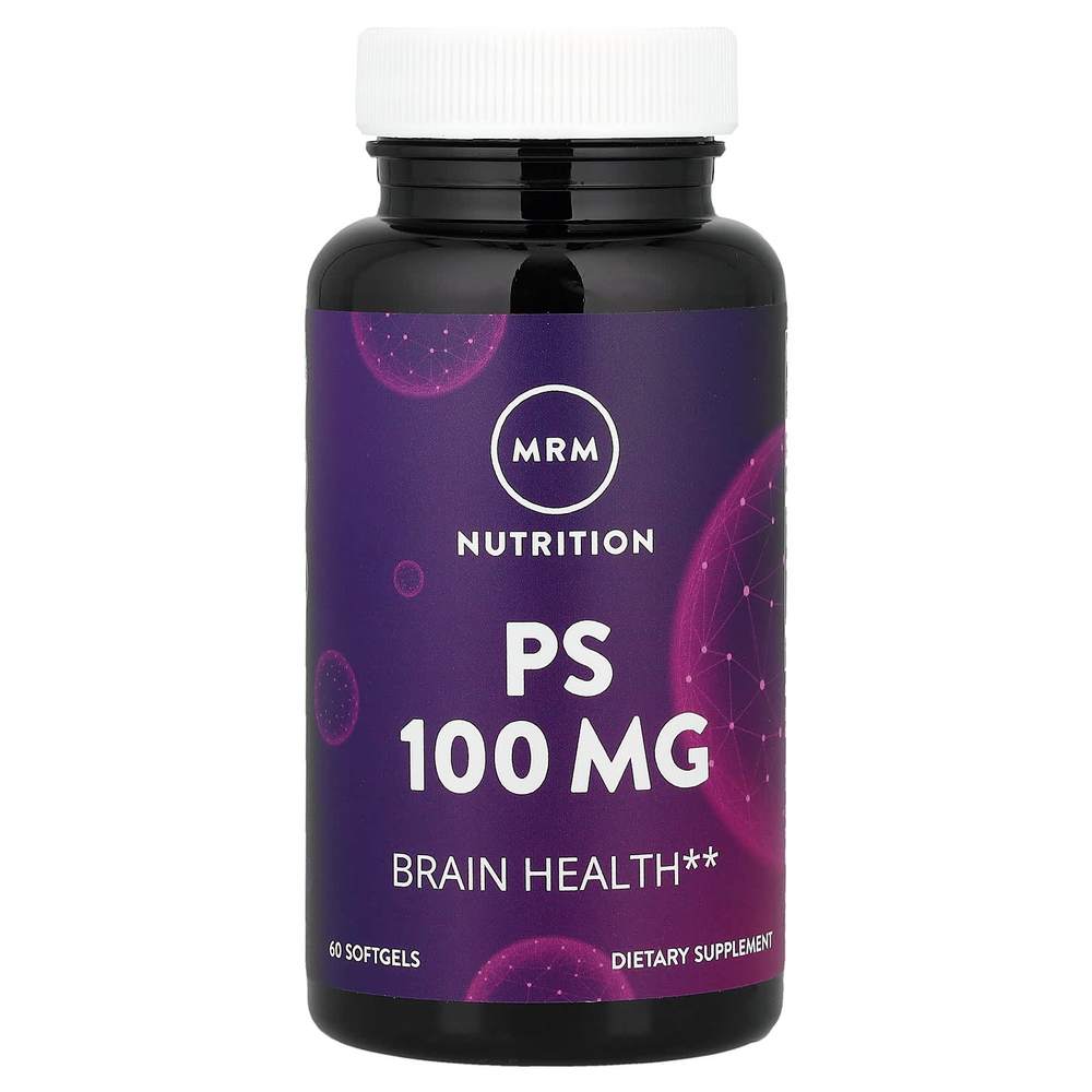 MRM Nutrition, Nutrition, PS, 100 мг, 60 мягких таблеток