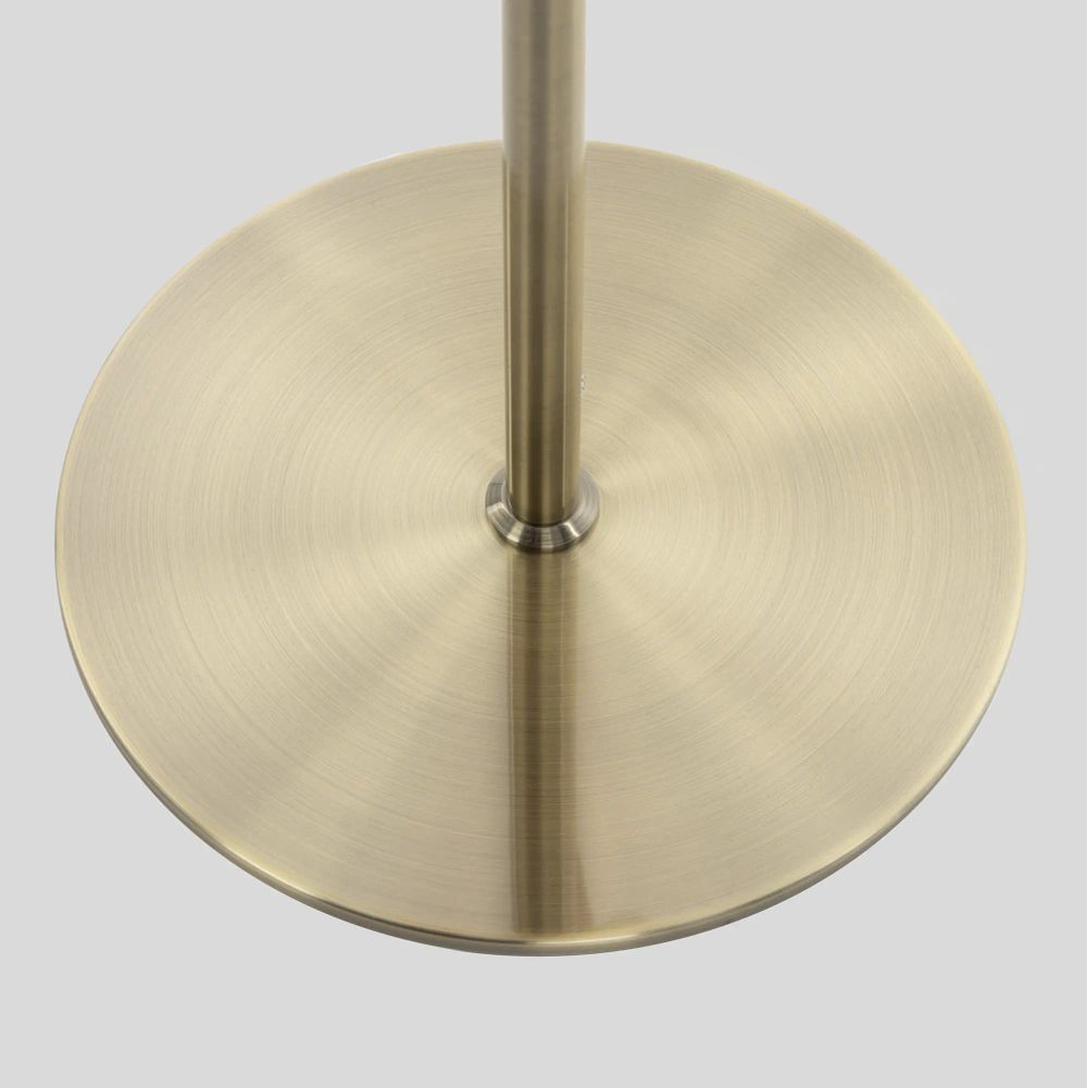 Citilux Линц CL402980T Торшер бронза со столиком и белым абажуром