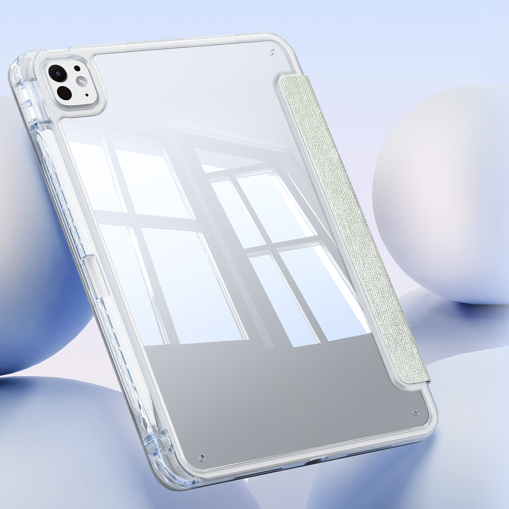 Чехол книжка зеленого цвета для iPad Pro 11 (2024-2025), серия Unid Series от Dux Ducis