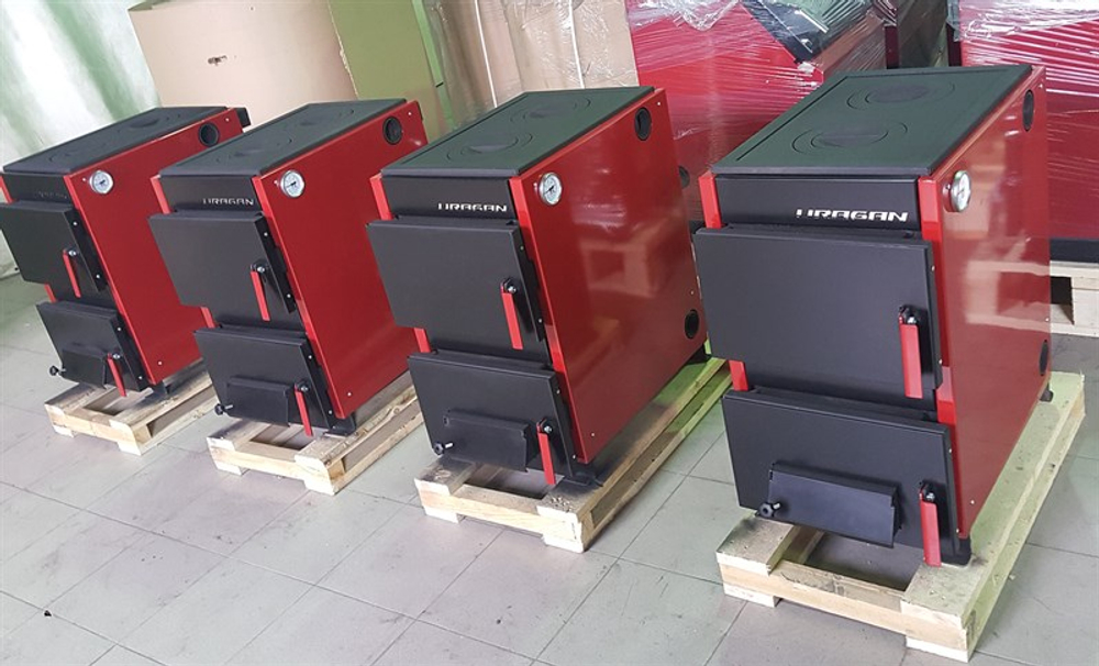 Котел твердотопливный отопительный URAGAN («Ураган») 20 кВт