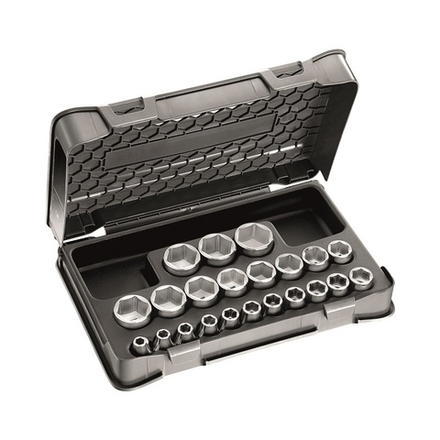 235 1/2 EN/C22 Набор из 22 шестигранных головок 1/2", в ящике, USAG (Италия)