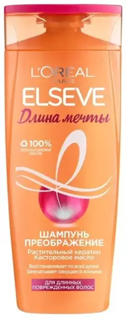 L'Oreal Paris шампунь-преображение Elseve Длина мечты, 400 мл