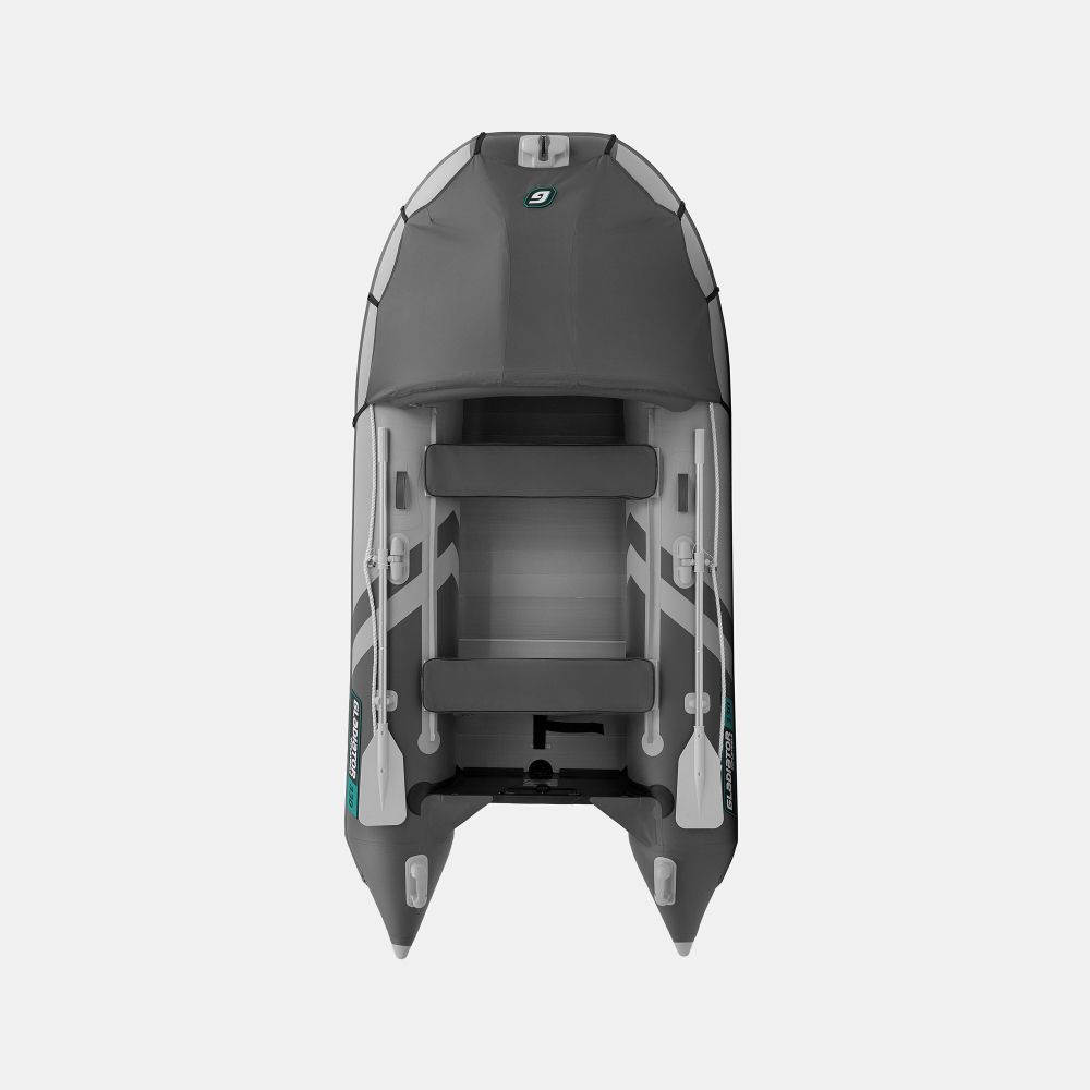 Надувная лодка GLADIATOR C330AL светло-темносерый