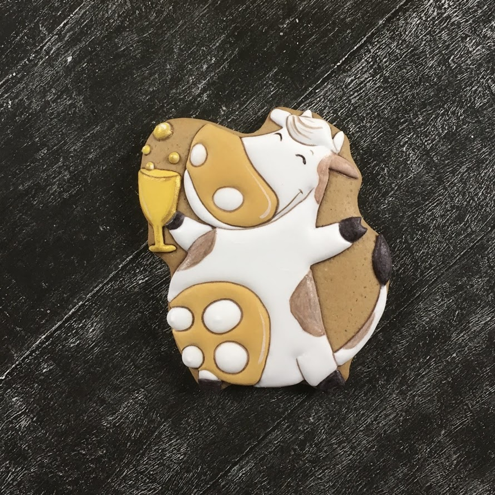 Бык №78 с шампанским