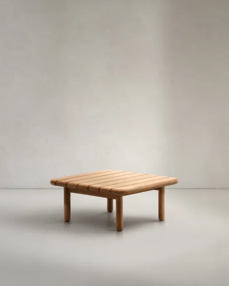 Журнальный столик Turqueta из массива тика, 70x70 см