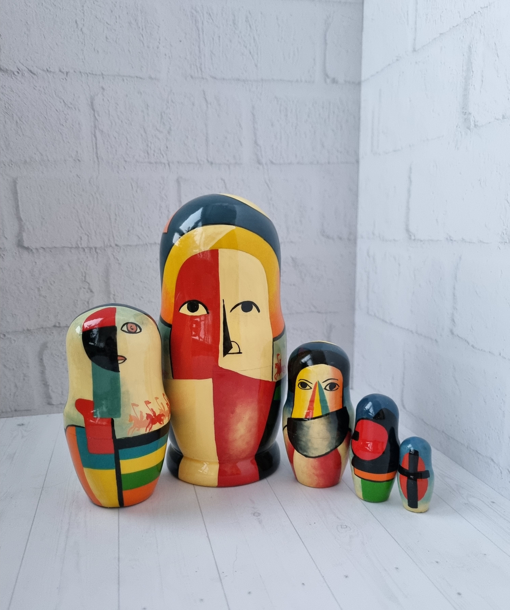 Матрёшка 5м 15см Малевич