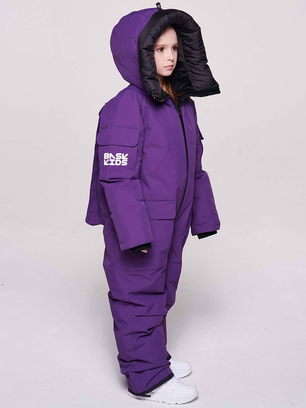 Комбинезон детский пуховый BASK kids YETI фиолетовый