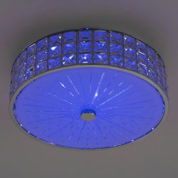 Citilux Портал CL32413G1 LED RGB Люстра хрустальная с пультом Хром