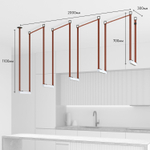 Комплект ременной трековой системы Denkirs Belty Set DK55SET17-01-BR