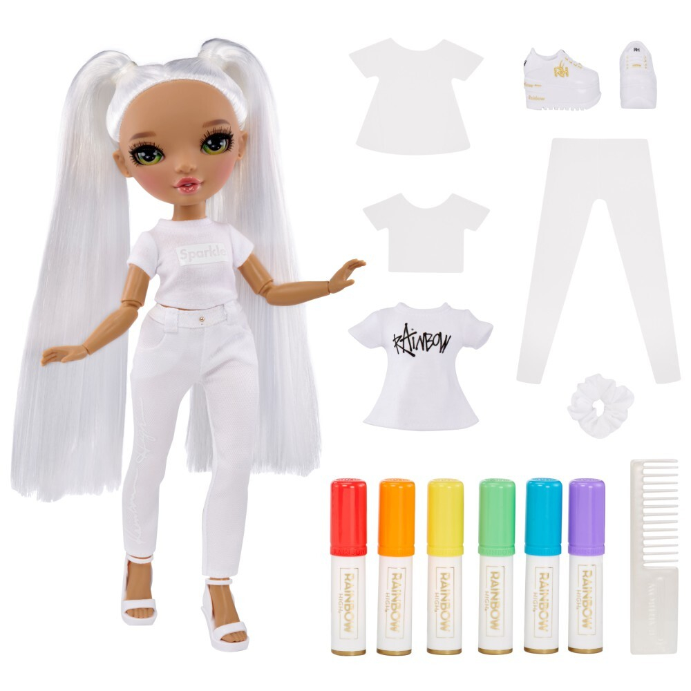 Rainbow High - Модная кукла с зелеными глазами Color &amp; Create 500407 / артикул   500407  / GTIN 035051500407