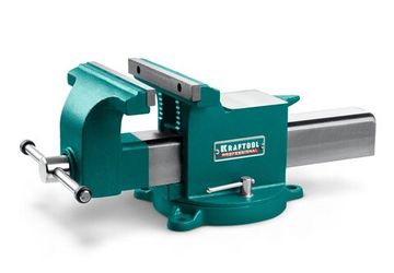 KRAFTOOL STEEL, 300 мм, стальные слесарные тиски (32701-300)