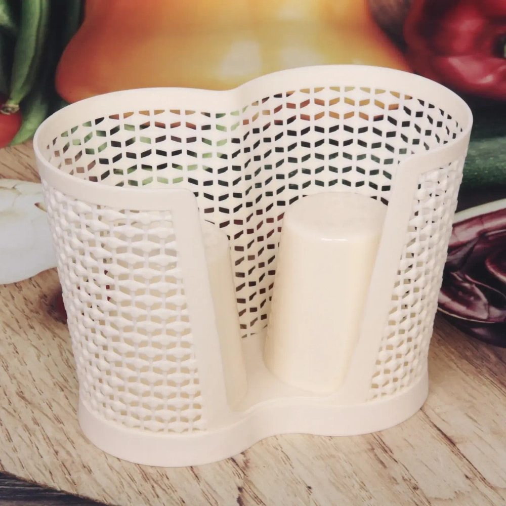 Держатель для бумажных полотенец «Плетенка» двойной 19*10,5*14см