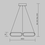 Подвесной светильник Maytoni MOD017PL-L50MG