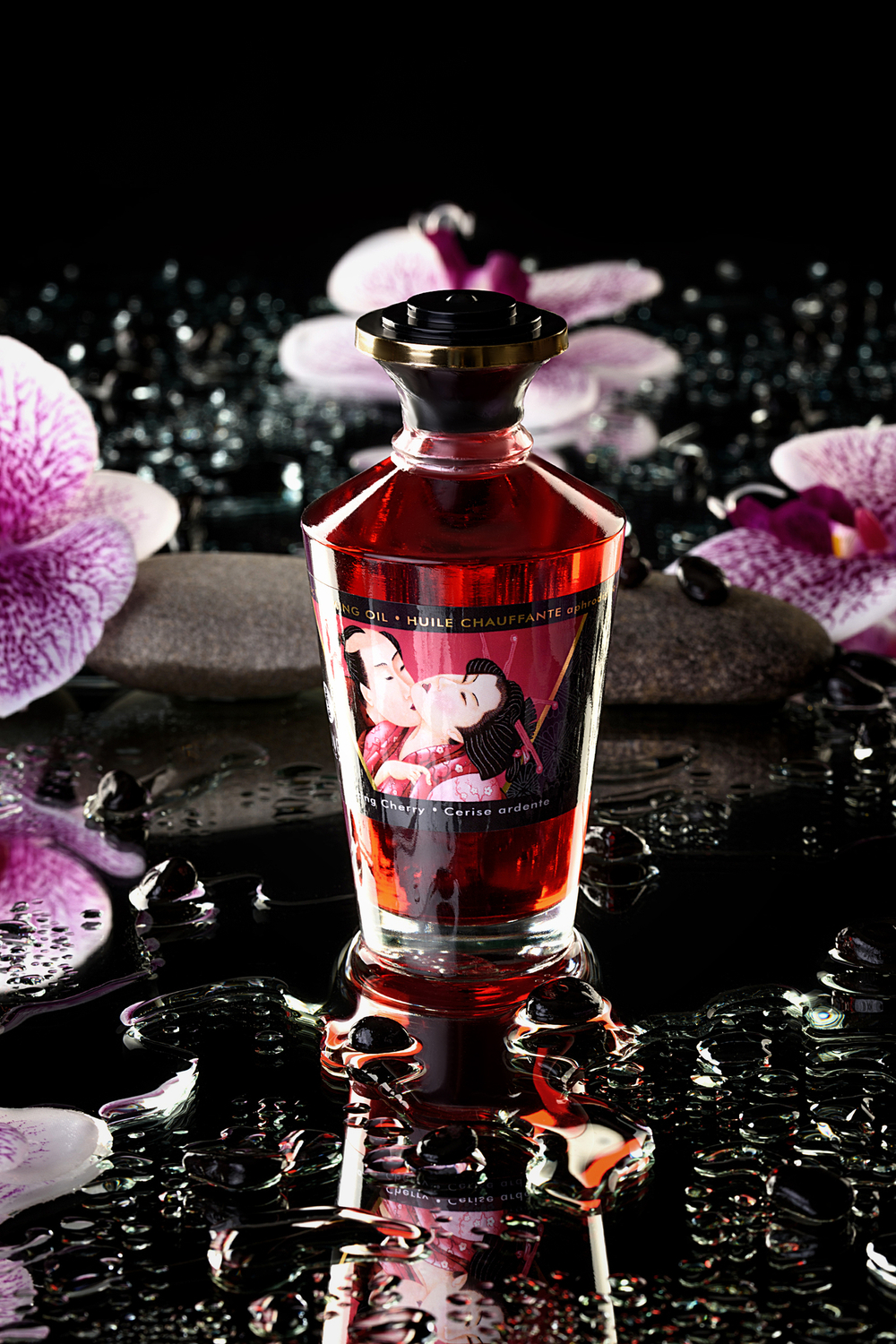 Массажное масло Shunga Вишня возбуждающее натуральное 100 мл