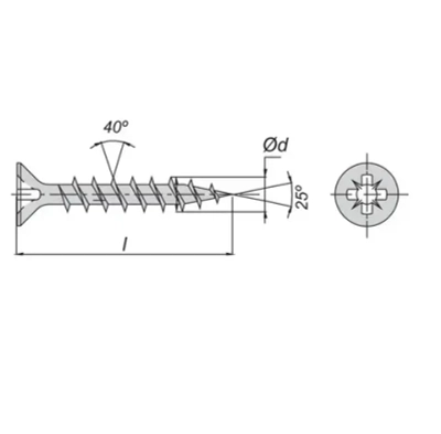 Саморезы Стройметиз универсальные 4х30, сталь, покрытие - цинк, 17 шт.