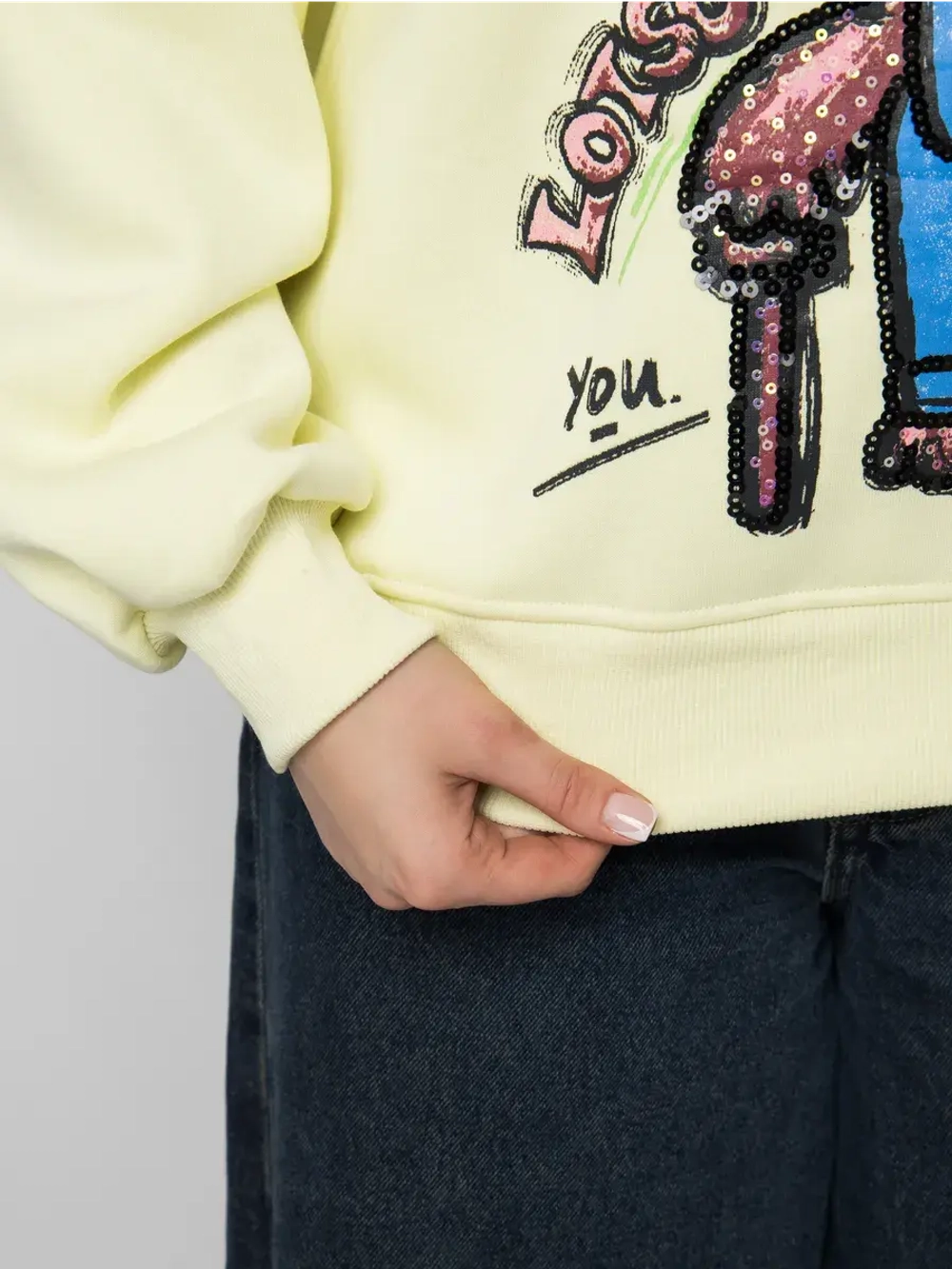 Толстовка утепленная с капюшоном