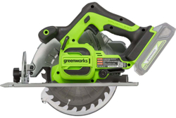 Пила дисковая аккумуляторная GREENWORKS 24 V без акк и з/у   1500907