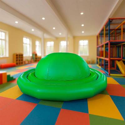 Надувное оборудование «Надувной живот» 3*3*1,2 м, зелёный