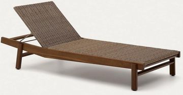 Шезлонг Itani из 100% массива акации и искусственного ротанга Испания La Forma