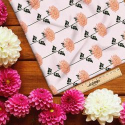 Ткань дюспо цветочные линии