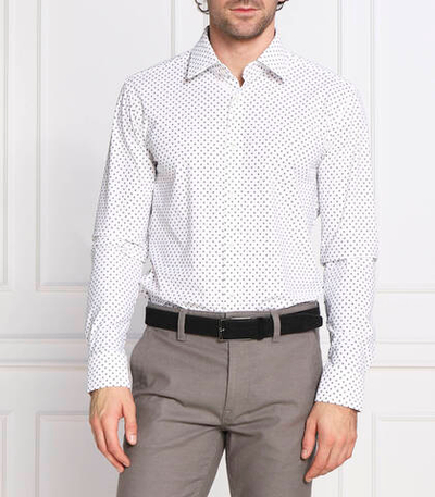 рубашка p-hank-kent-c1-222 BOSS BLACK - белый(50484265)