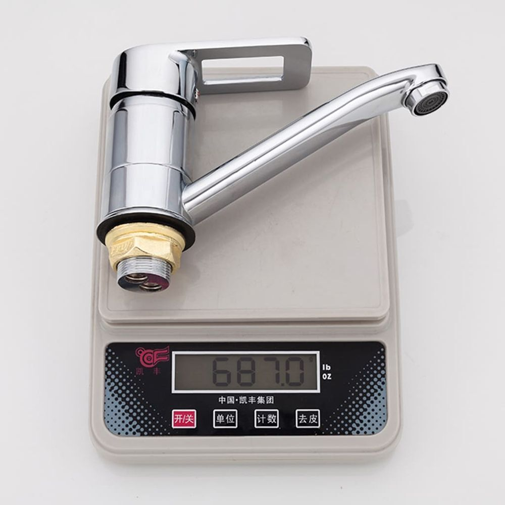 Смеситель для раковины, Frud, корот изл, с картриджем, хром, R45072