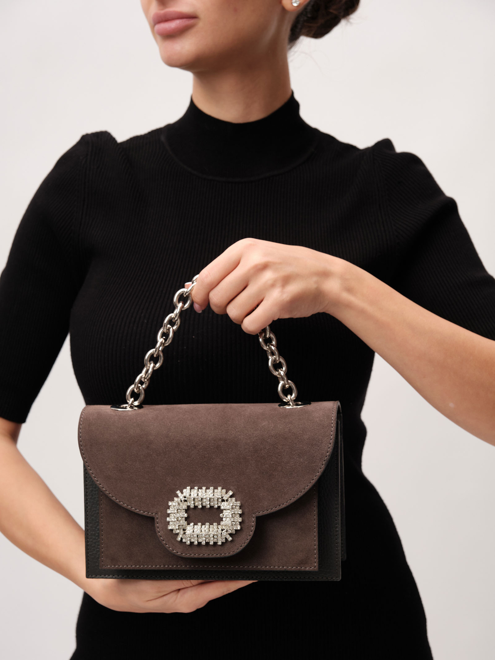 Женская сумка Deboro 31022 темный лес