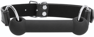 Черный кляп-трензель Bit Gag (Цвет: черный)