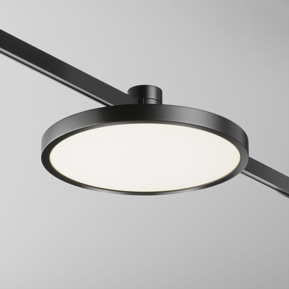 Трековый однофазный светодиодный светильник Maytoni Flarity Plato TR153-1-10W4K-B