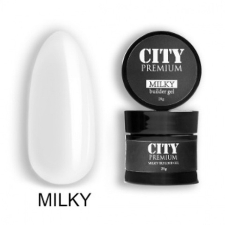 CITY NAIL Premium  Builder Gel MILKY 20гр