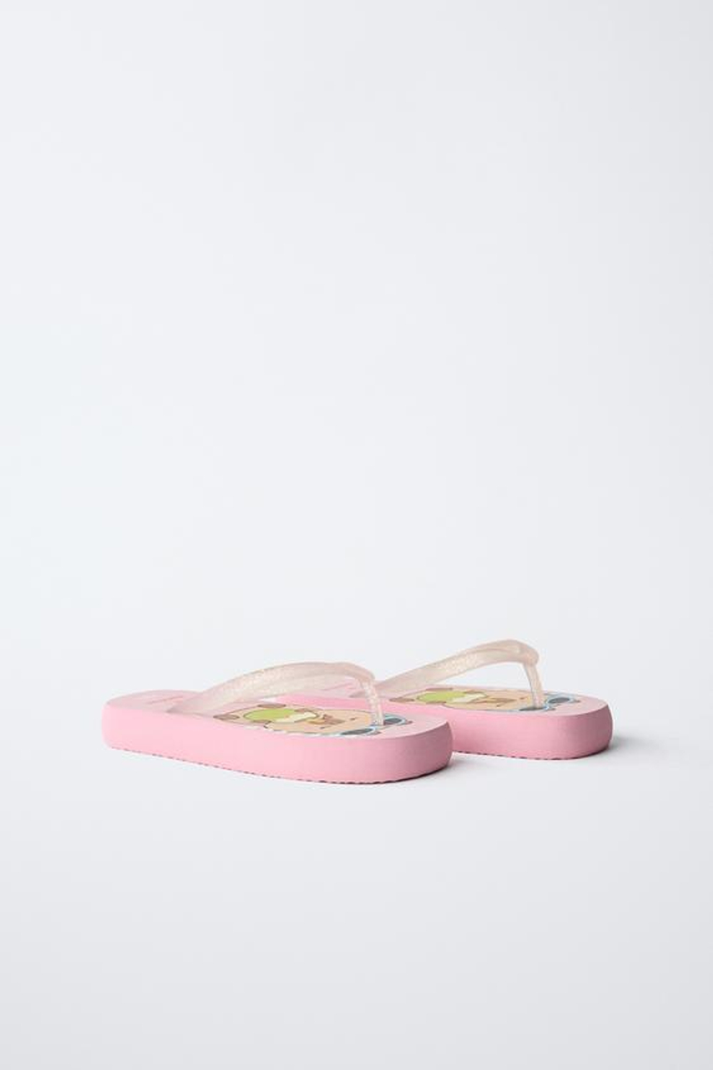 ZARA ШЛЕПАНЦЫ CAPIBARA CAPYFUN ©, РОЗОВЫЙ
