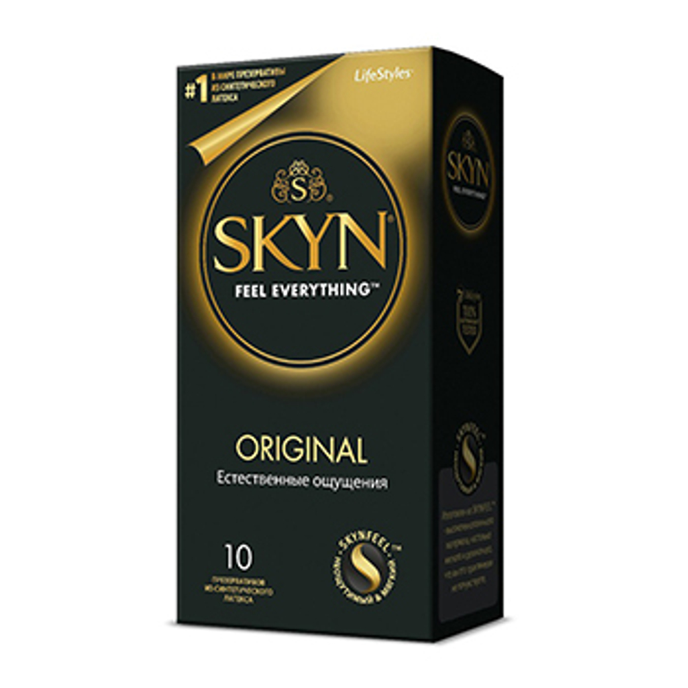 Презервативы из синтетического латекса SKYN Original классические №10