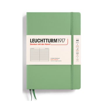 Блокнот Leuchtturm1917 Classic A5 в линейку с твердой обложкой (361582)