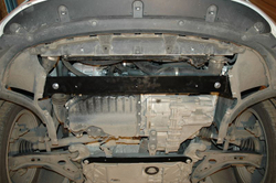 Защита картера и КПП Sheriff для Skoda Superb II (3T/B6) 2008-2015 арт.21.1989