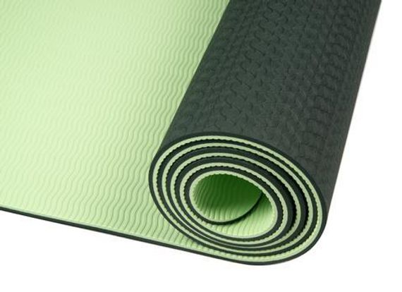 Yoqa xalçası \ Yoga Mat \ Коврик для йоги TPE 6мм Olive Black