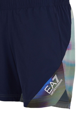 Мужские теннисные шорты EA7 Man Woven Shorts - navy blue