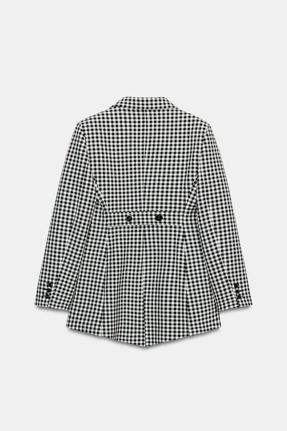 ZARA БЛЕЙЗЕР АСИММЕТРИЧНОГО КРОЯ — ZW COLLECTION, ЧЕРНЫЙ/БЕЛЫЙ