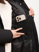 Куртка зимняя длинная с капюшоном